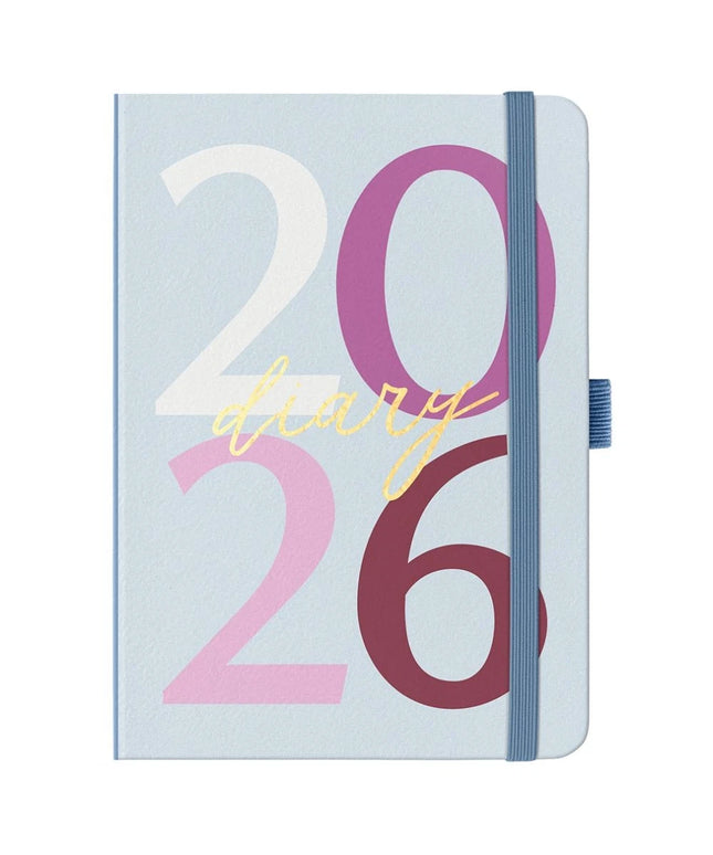 Agenda 2026 Chica 12M Sem Vista - Diary Azul