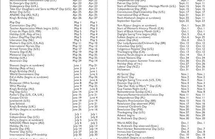 Agenda 2025 Soleil 24 Meses