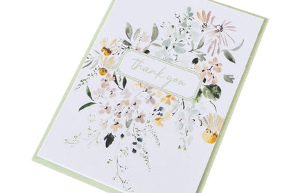 Set de 16 Tarjetas con Sobre - Spring Watercolor Floral