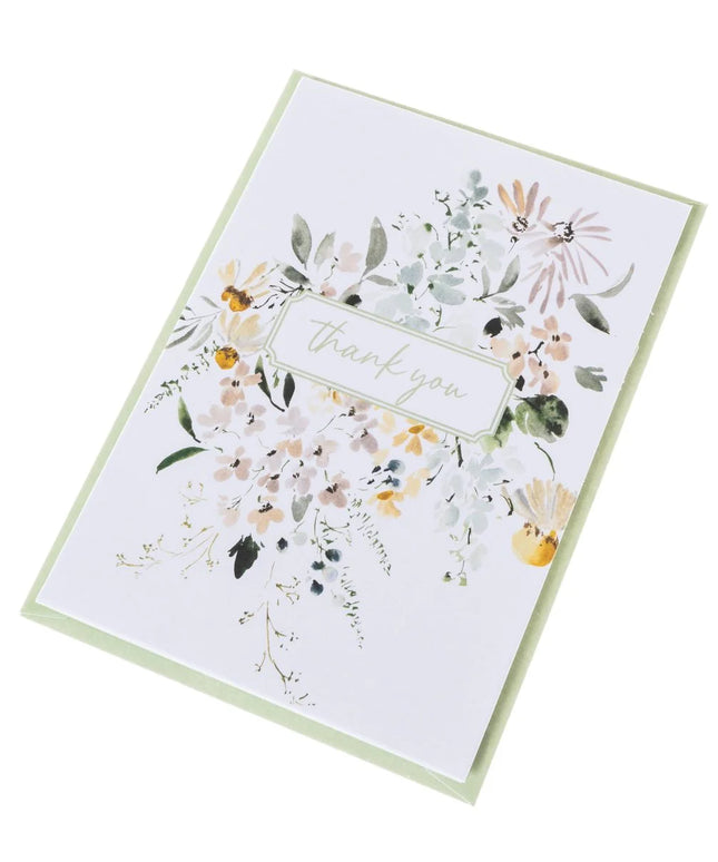Set de 16 Tarjetas con Sobre - Spring Watercolor Floral