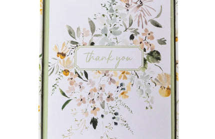 Set de 16 Tarjetas con Sobre - Spring Watercolor Floral