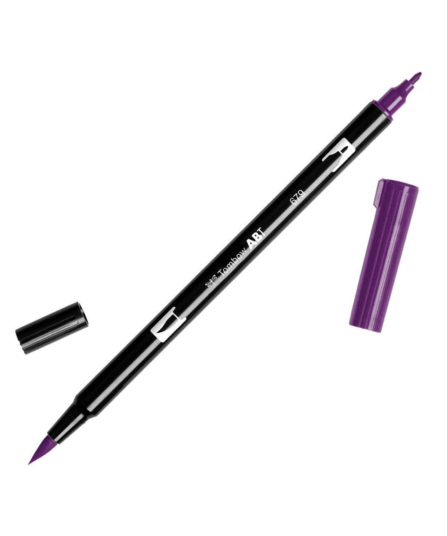 Marcador Doble Punta Dark Plum