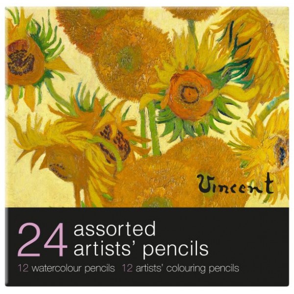 Set de 24 Lápices - Van Gogh Girasoles